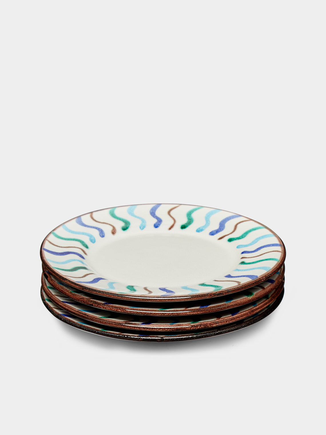 Ceramica Pinto - Vietri Hand-Painted Ceramic Side Plates (Set of 4) -  - ABASK