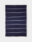Suzusan - Shibori Waffle Linen Throw -  - ABASK