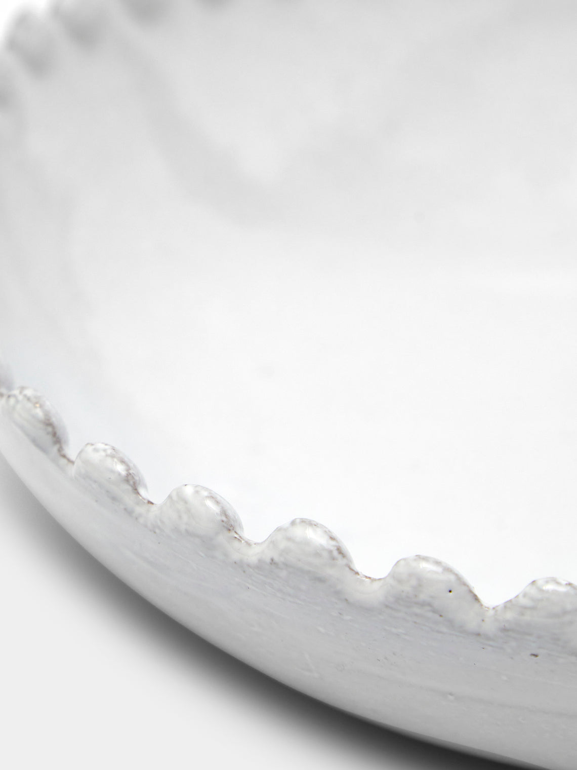Astier de Villatte - Hand-Glazed Ceramic Soup Plate - White - ABASK