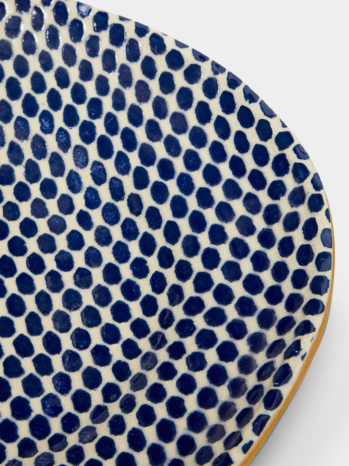 Terrafirma Ceramics - Hand-Printed Ceramic Banquet Platter -  - ABASK