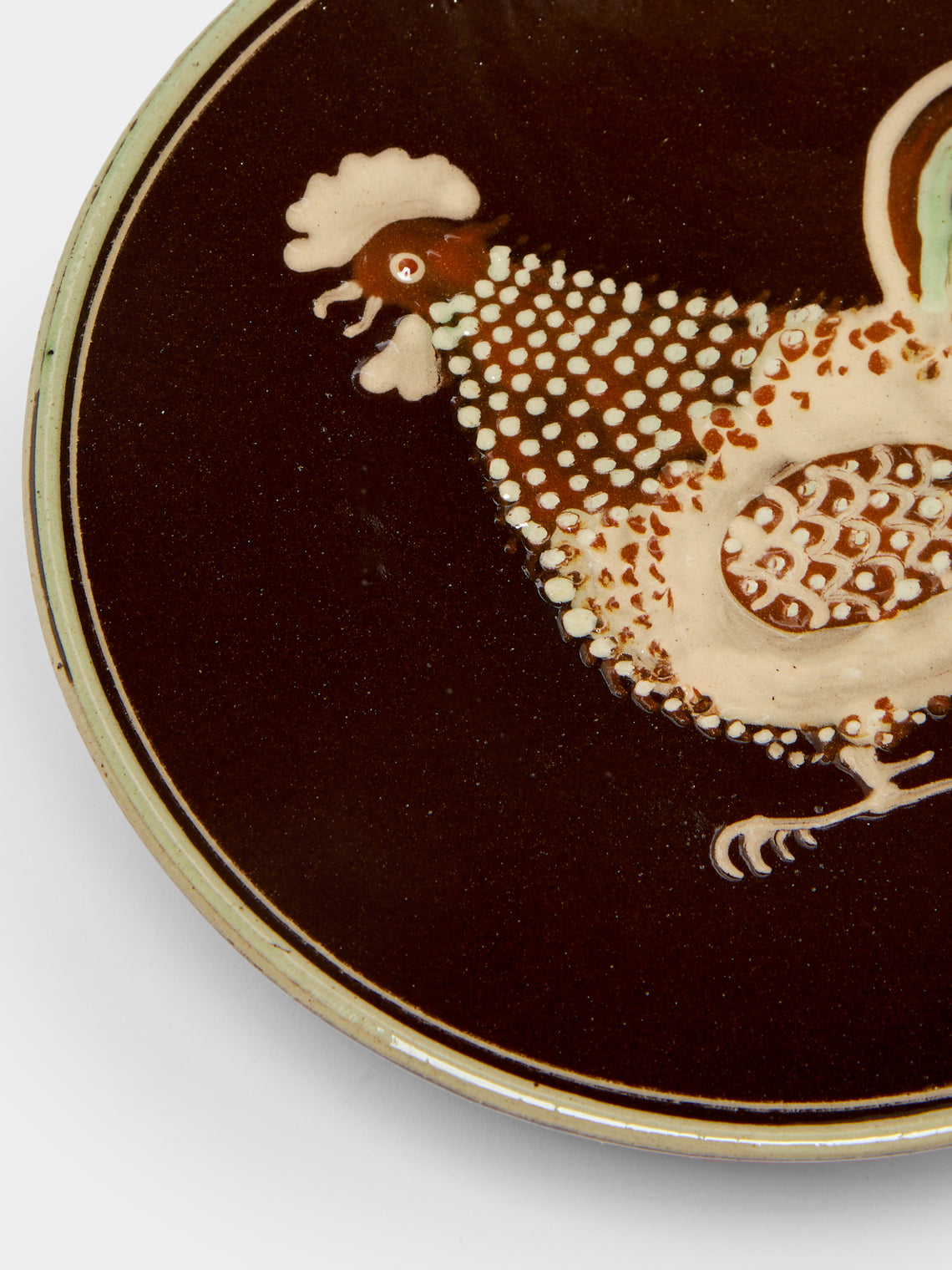 Poterie d’Évires - Animals Hand-Painted Ceramic Dessert Plates (Set of 6) -  - ABASK