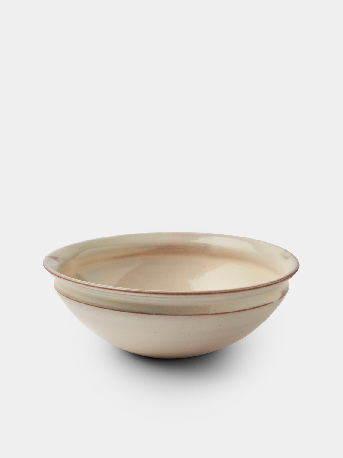 Fuminari Araga - Kohiki Ceramic Shallow Bowls – 6in/15cm (Set of 4) - White - ABASK - 