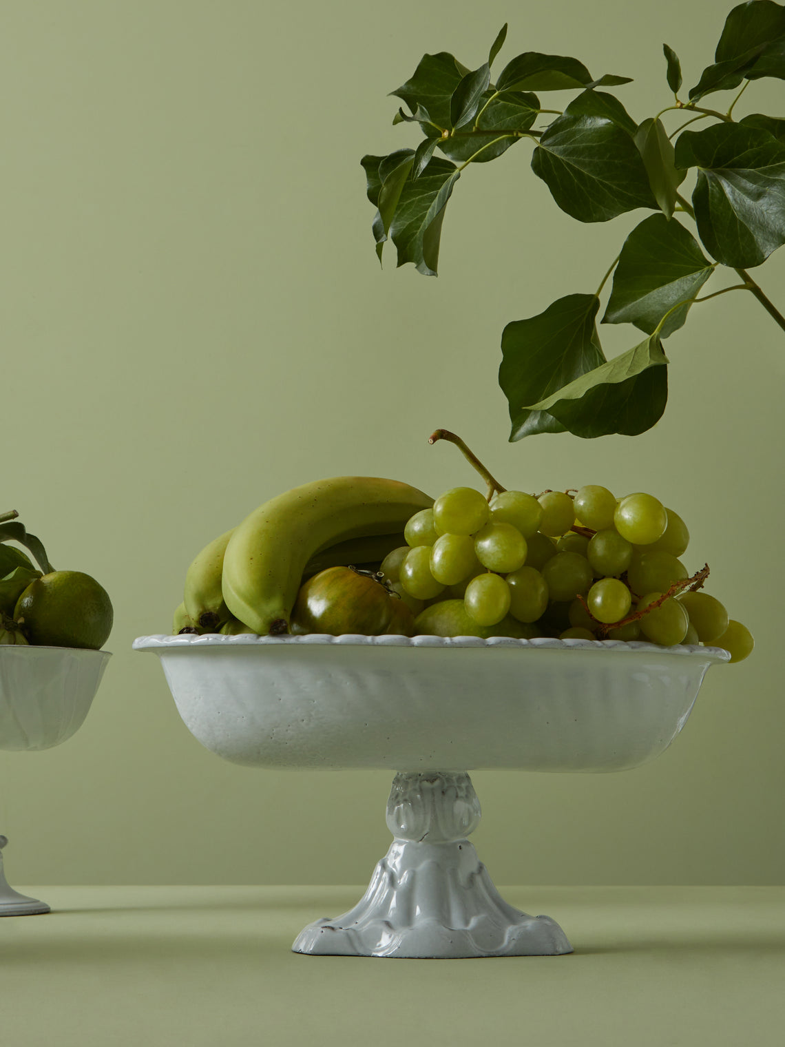 Astier de Villatte - Peggy Hand-Glazed Ceramic Raised Oval Platter -  - ABASK