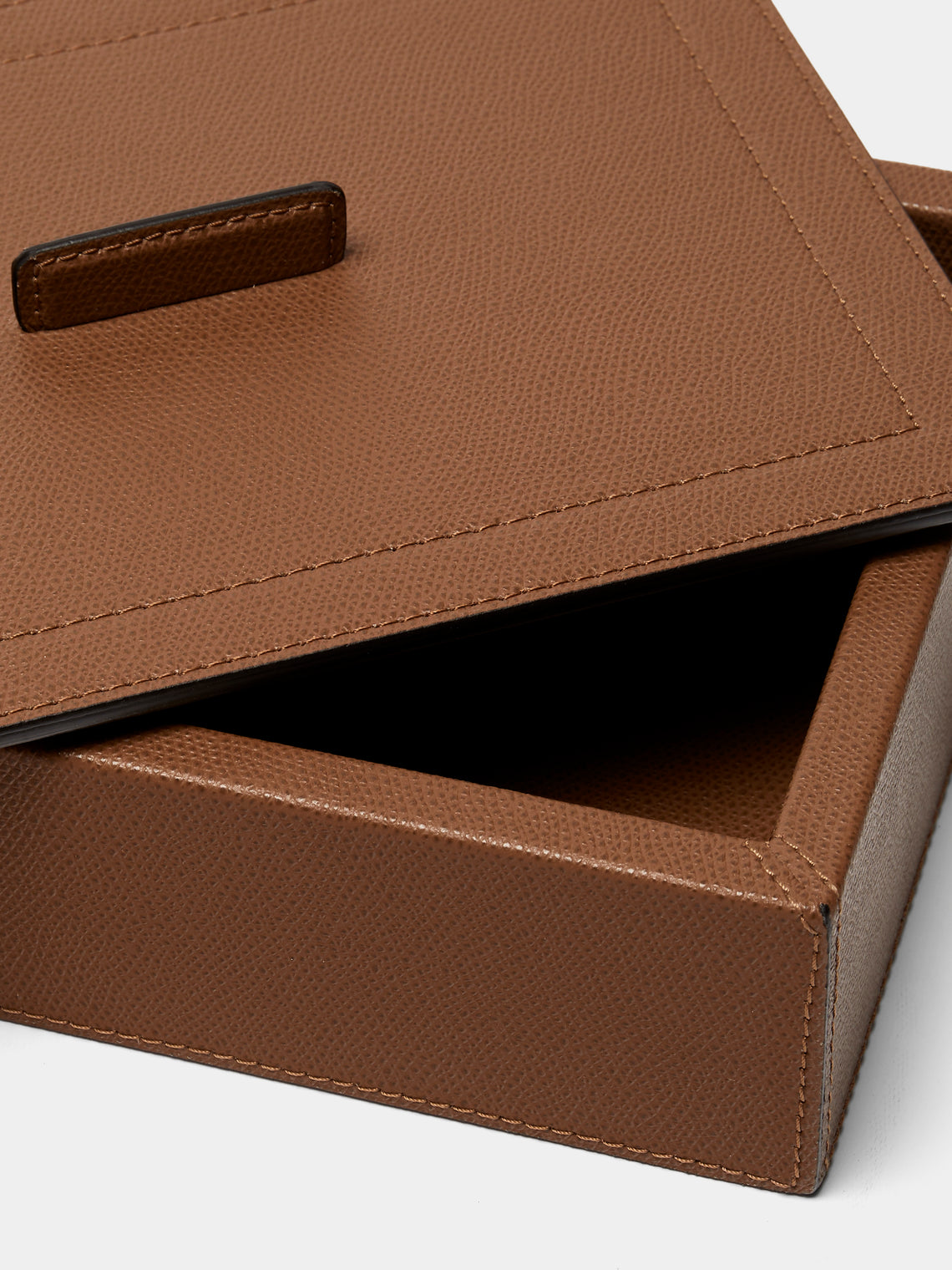 Giobagnara - Sally Leather Trinket Box - Brown - ABASK