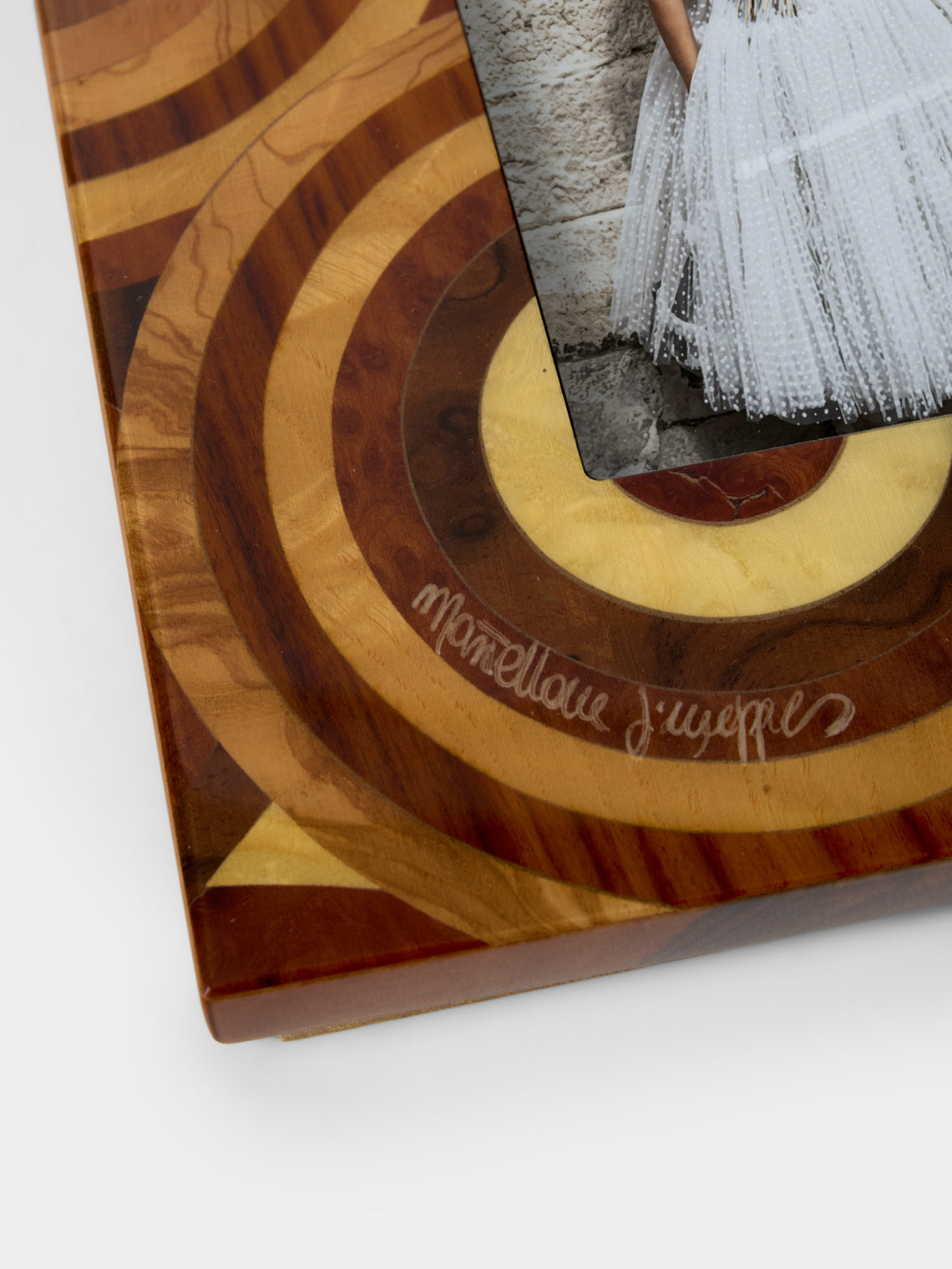 Mastellone Giuseppe - Wood Inlay Photo Frame (5x7") - Brown - ABASK