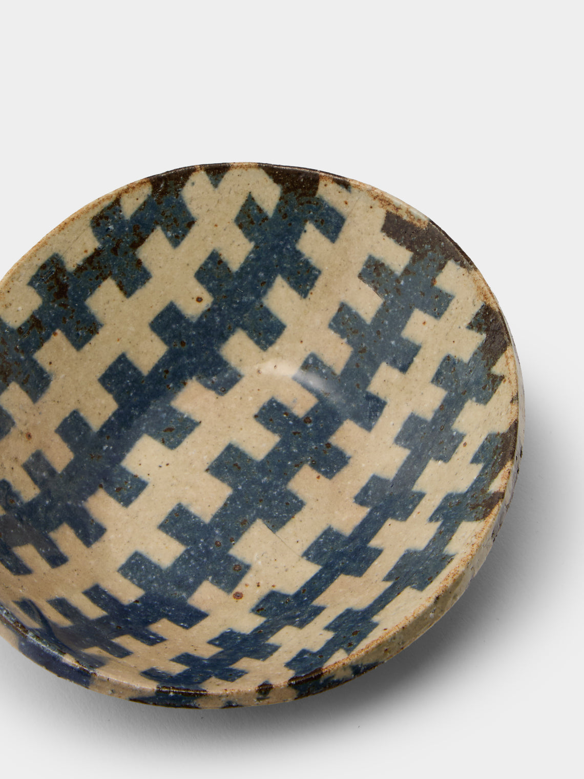Makidani-gama - Nerikomi Ceramic Small Oval Bowls (Set of 5) - Multiple - ABASK
