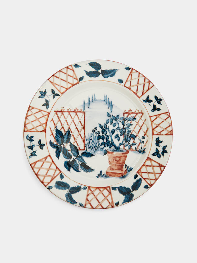 Laboratorio Paravicini - Italian Views Ceramic Dinner Plates (Set of 6) -  - ABASK - 