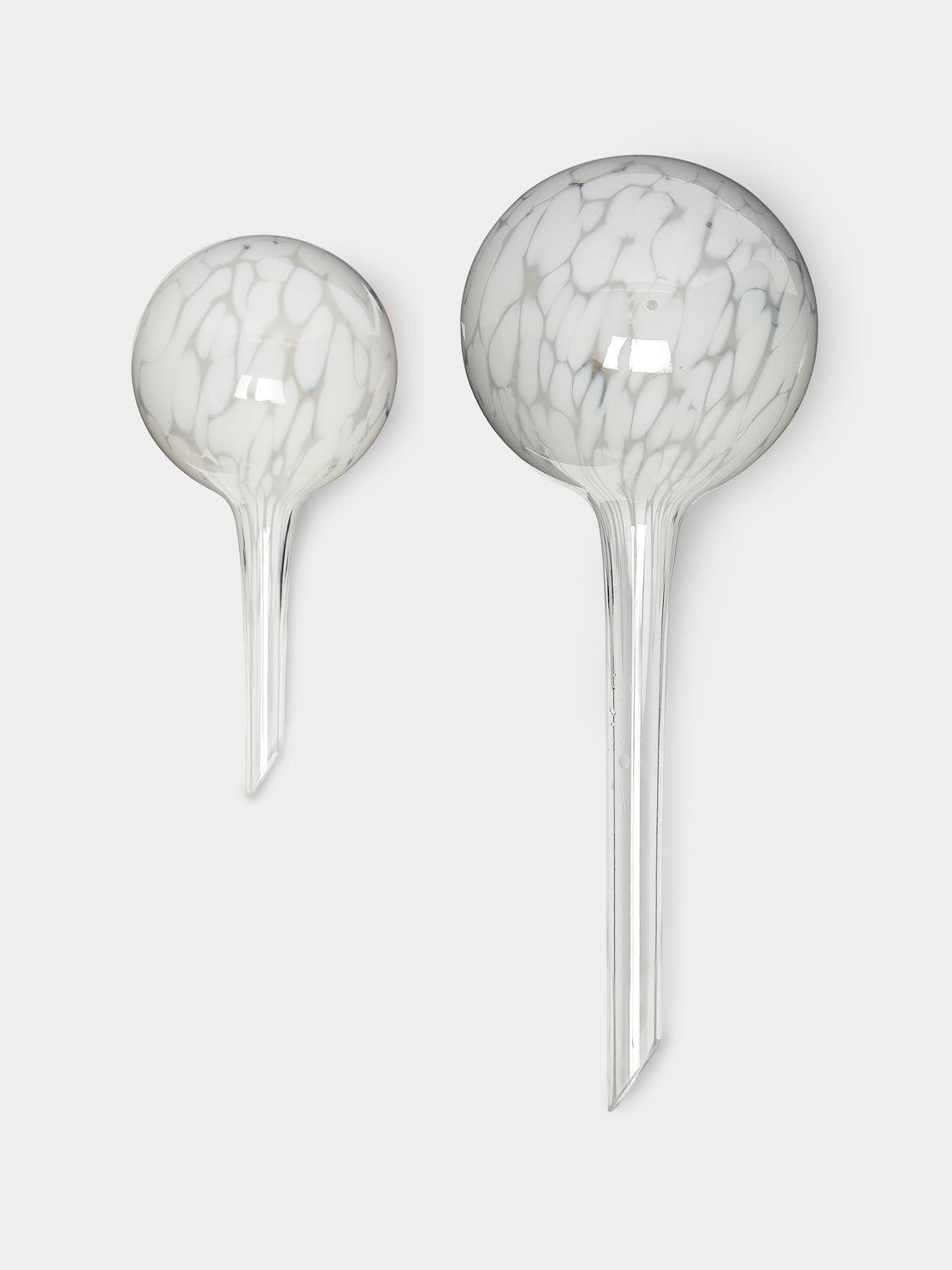 Dab'O - Hand-Blown Crystal Water-Diffusing Globes (Set of 2) - Clear - ABASK - 