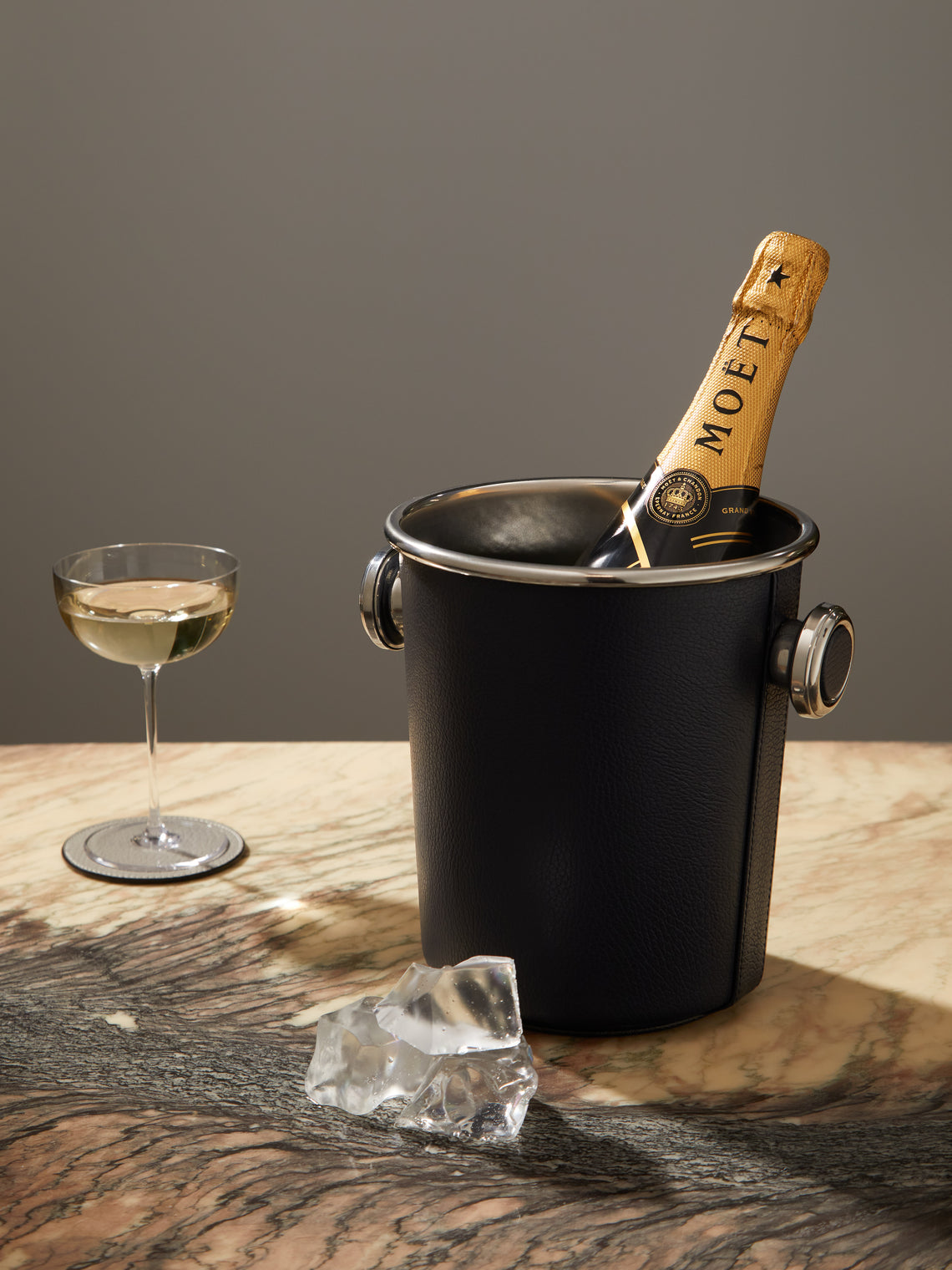 Cassigoli - Inox Leather Barware Collection - Navy - ABASK