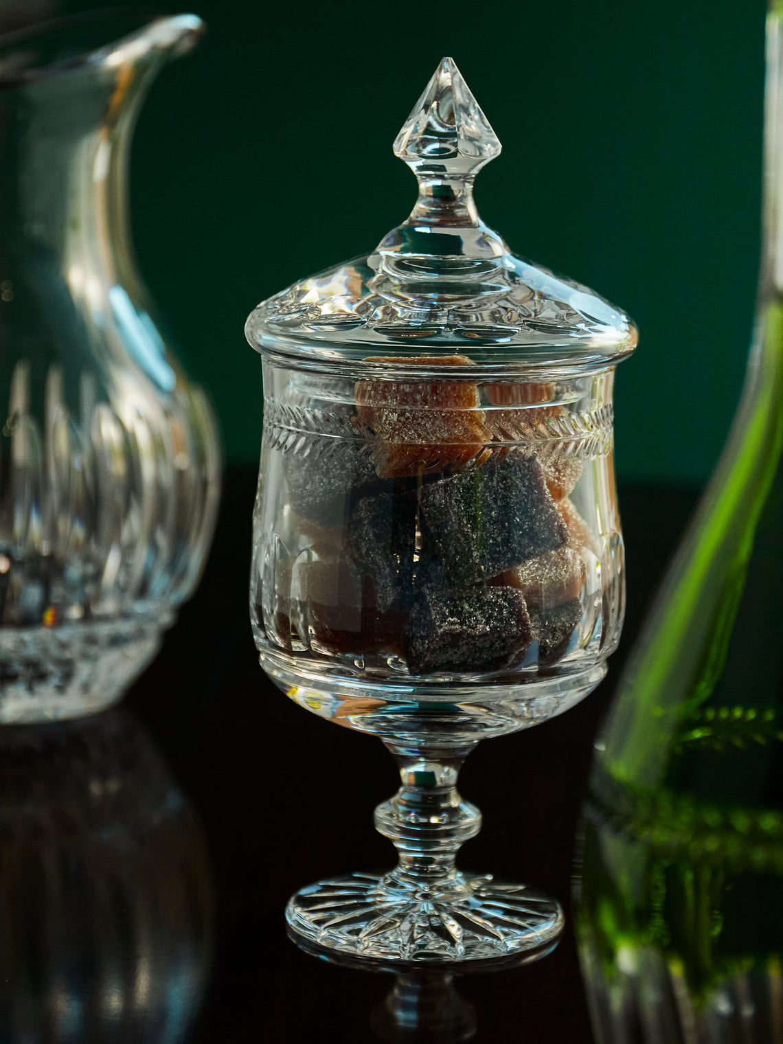 Cristallerie De Montbronn - Chenonceaux Hand-Blown Crystal Candy Jar -  - ABASK