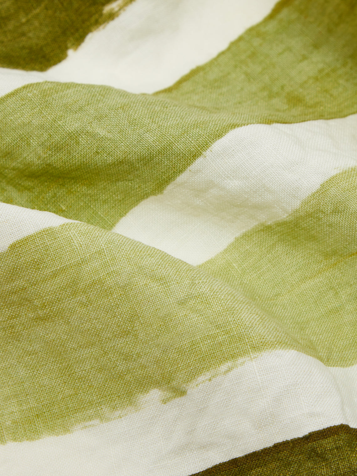 Stamperia Bertozzi - Striped Hand-Painted Linen Napkins (Set of 4) -  - ABASK
