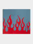 Frenckenberger - Sylvie Fleury Flame Cashmere Blanket (79in/2m) - Blue - ABASK - 