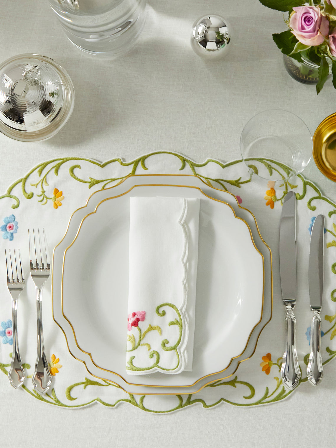 Augarten - Belvedere Hand-Painted Porcelain Collection - White - ABASK