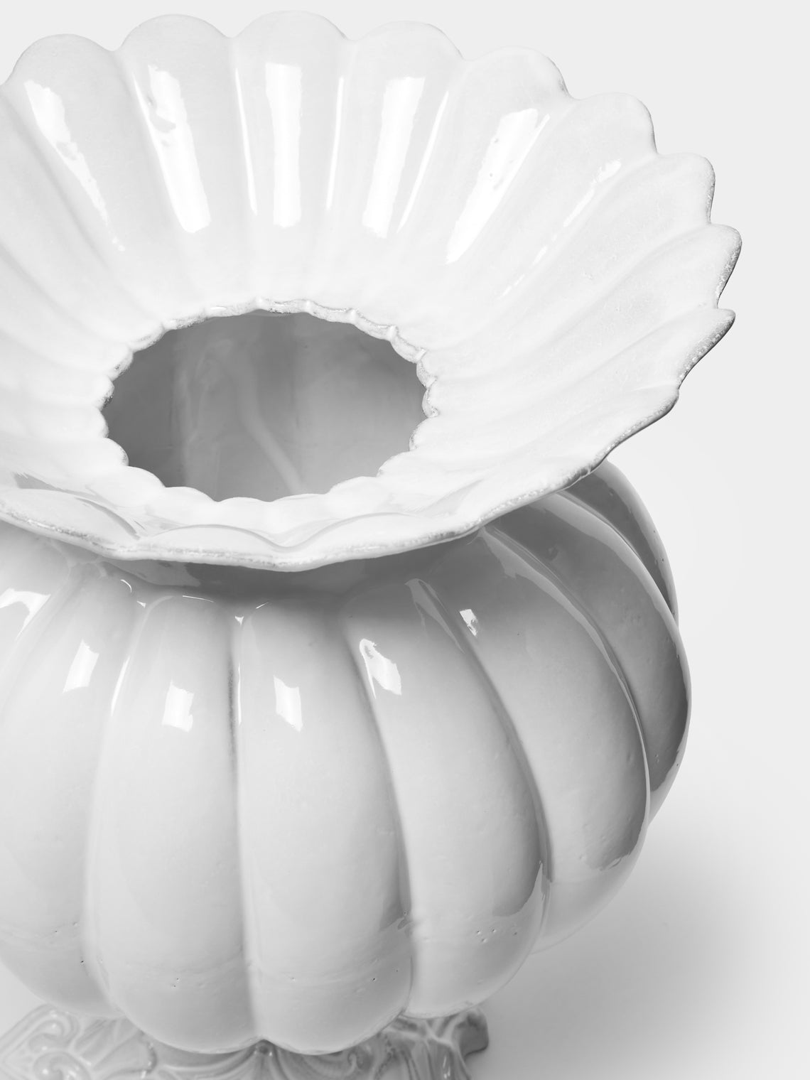 Astier de Villatte - Citrouille Hand-Glazed Ceramic Vase -  - ABASK