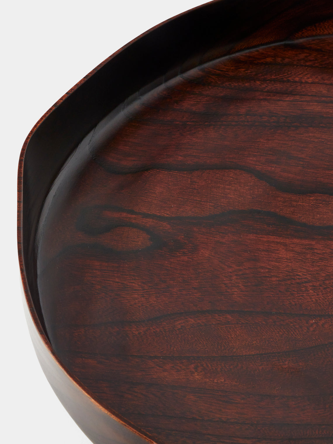 Suk Keun Kang - Hamji Ottchil Wood Low Bowl - Brown - ABASK