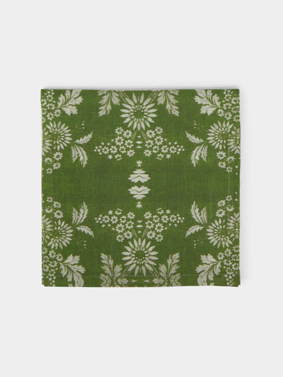 Zsuzsanna Nyul - Daisy Linen Napkins (Set of 4) -  - ABASK - 