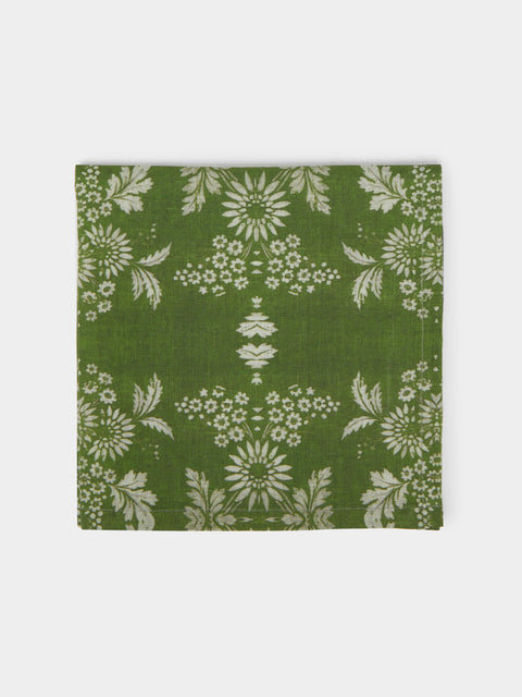 Zsuzsanna Nyul - Daisy Linen Napkins (Set of 4) -  - ABASK - 