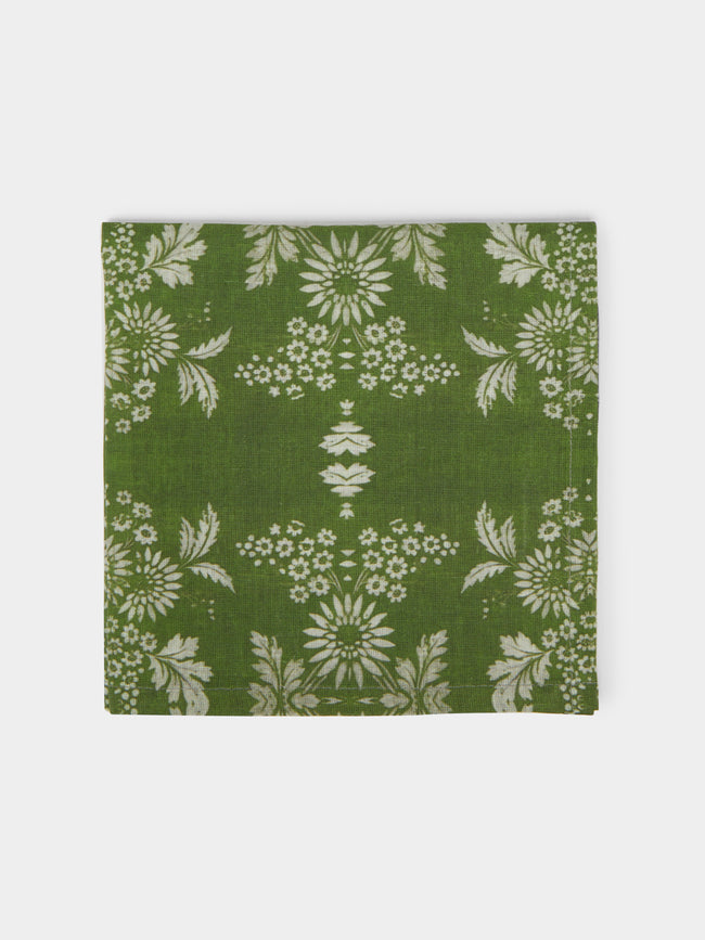 Zsuzsanna Nyul - Daisy Linen Napkins (Set of 4) -  - ABASK - 