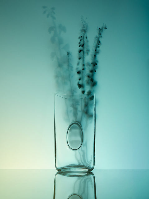 Carlo Moretti - Oblo Hand-Blown Murano Glass Vase -  - ABASK