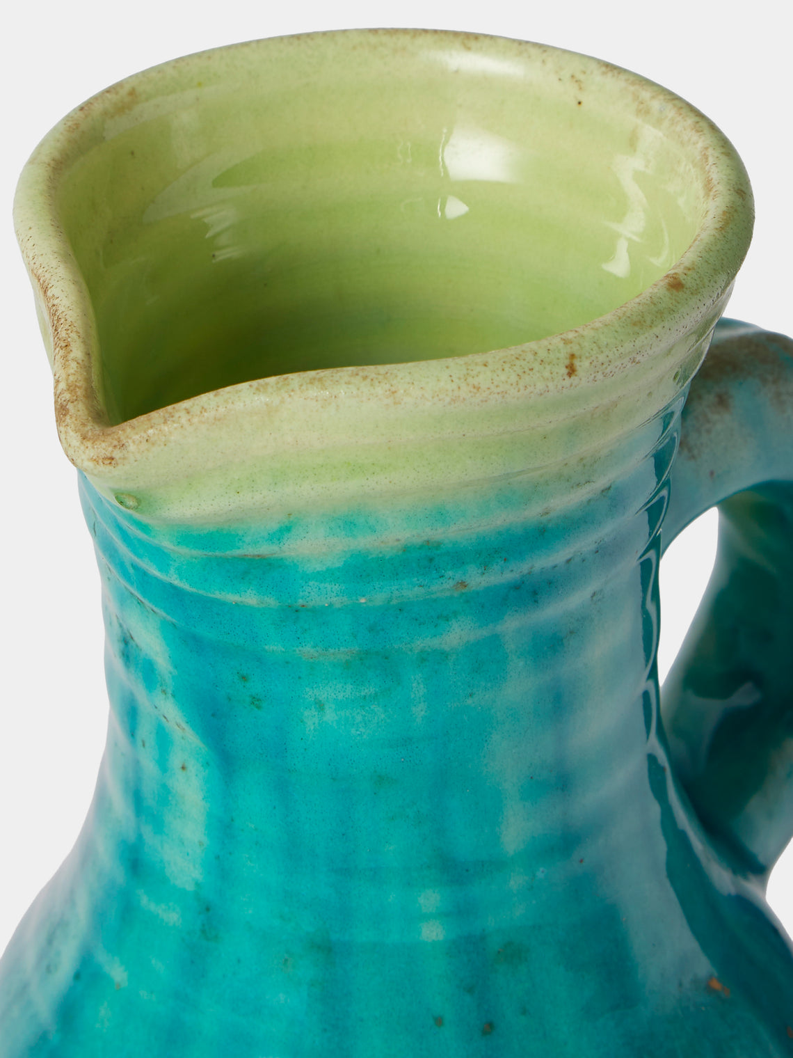 Antique and Vintage - 1950s Accolay Vase - Blue - ABASK