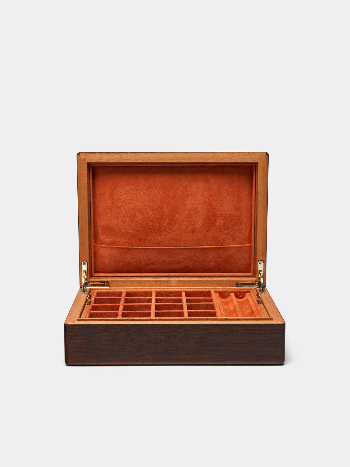 Elie Bleu - Wenge Jewelry and Watch Box - Brown - ABASK