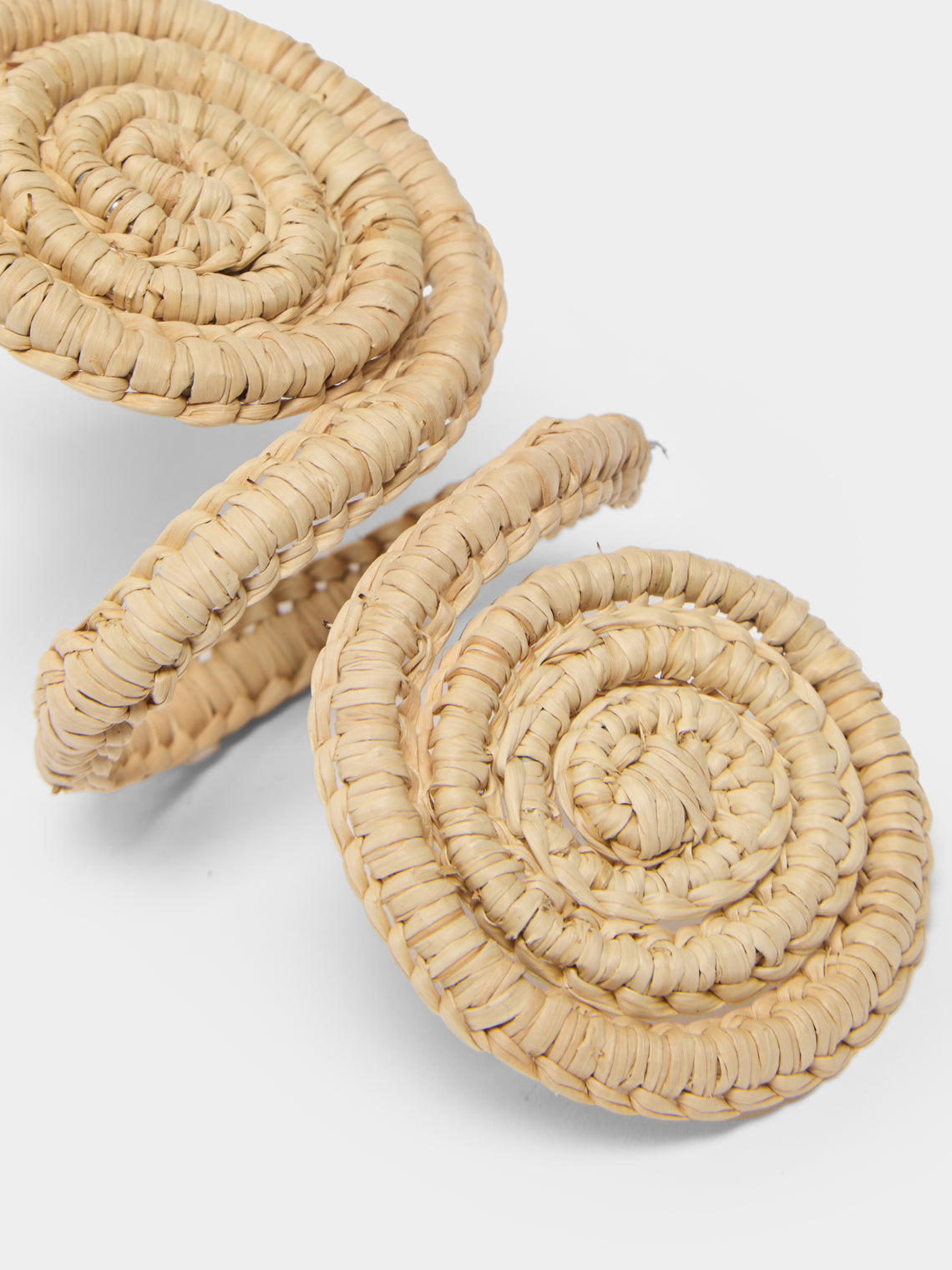 Coro Cora - Spiral Handwoven Iraca Palm Napkin Rings (Set of 4) -  - ABASK