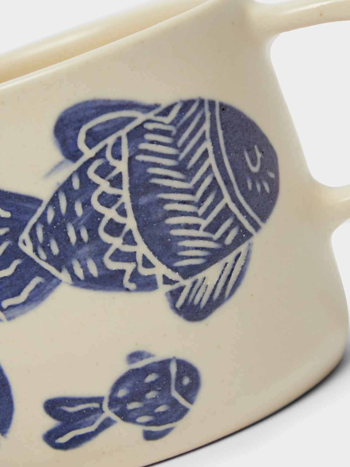 Azul Patagonia - Fish Hand-Painted Ceramic Mugs (Set of 2) -  - ABASK