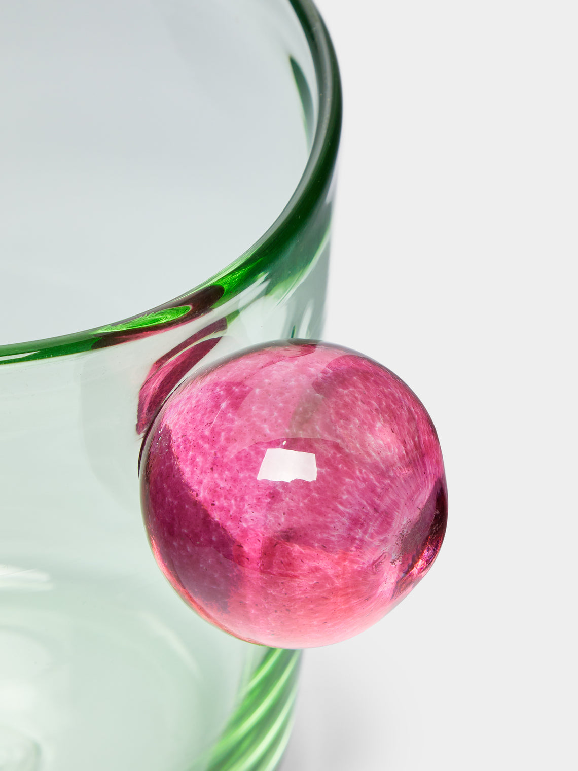 Gather - Miami Hand-Blown Glass Ice Cube Cooler -  - ABASK