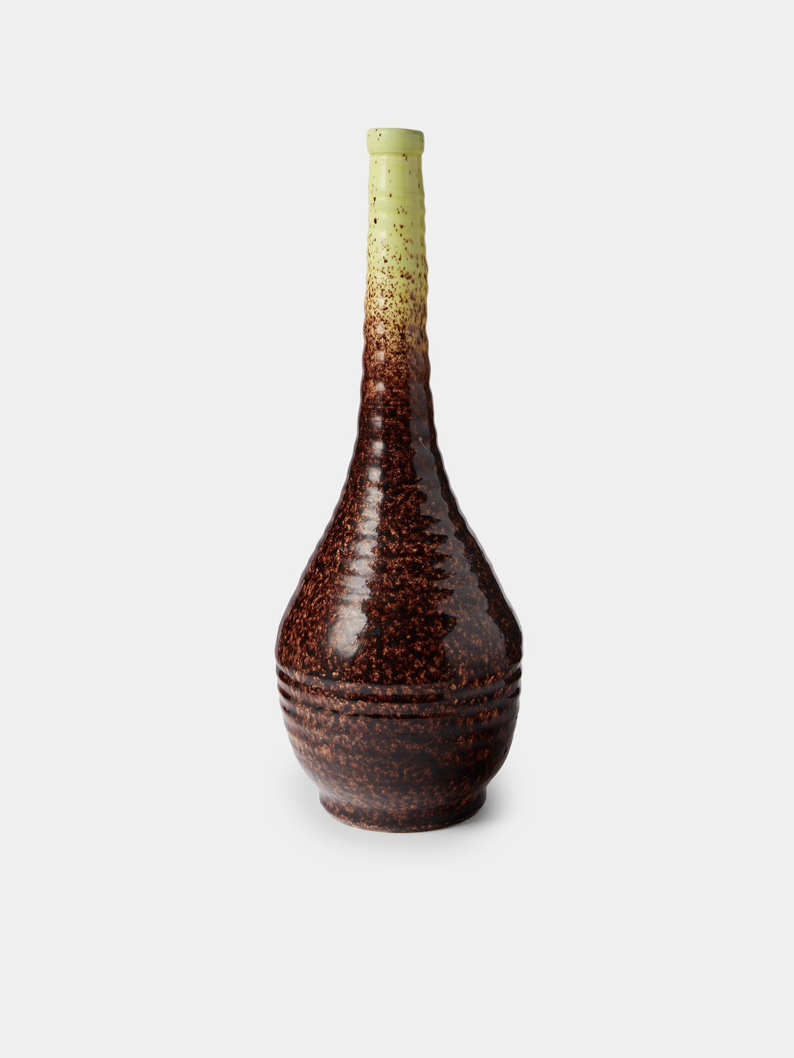 Antique and Vintage - 1950s Accolay Vase - Brown - ABASK - 