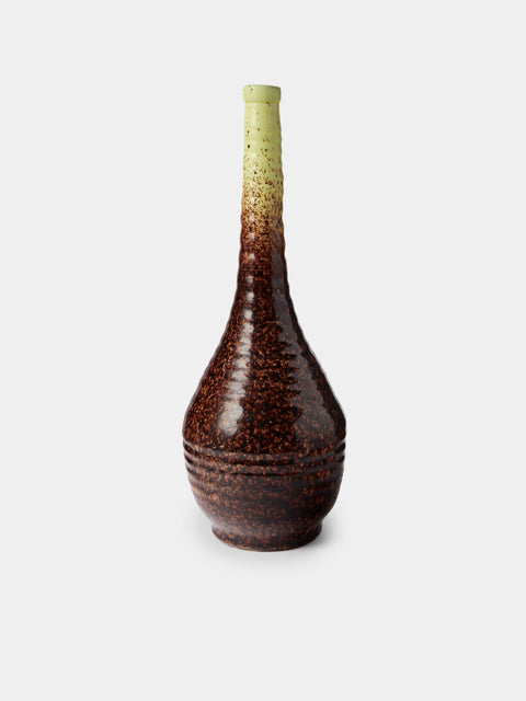 Antique and Vintage - 1950s Accolay Vase - Brown - ABASK - 