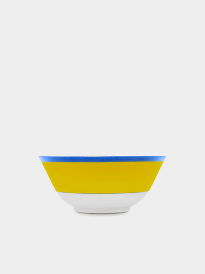 Robert Haviland & C. Parlon - Monet Porcelain Cereal Bowls – 6.5in/16.5cm (Set of 2) - Yellow - ABASK- 