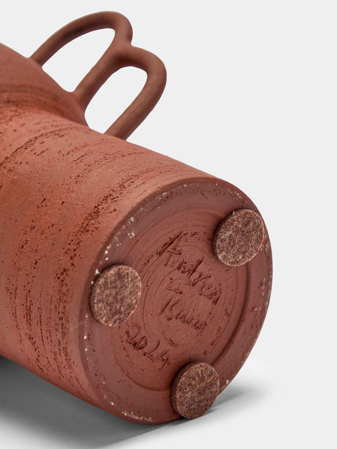 Andrea Tsang - Vessel 014 Stoneware Vase (9.5in/24cm) - Brown - ABASK