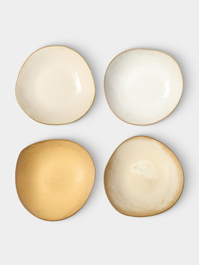 Hana Karim Studio - Hand-Built Stoneware Breakfast Bowls (Set of 4) - Cream - ABASK - 
