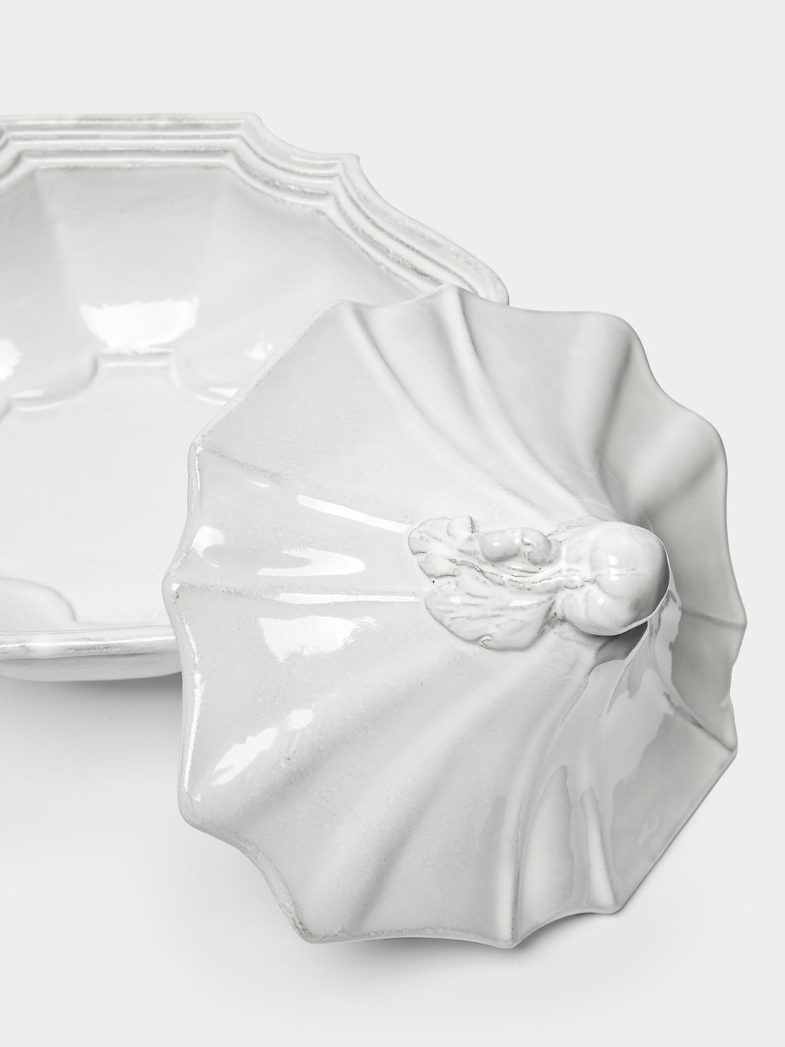 Astier de Villatte - Régence Hand-Glazed Ceramic Small Tureen -  - ABASK