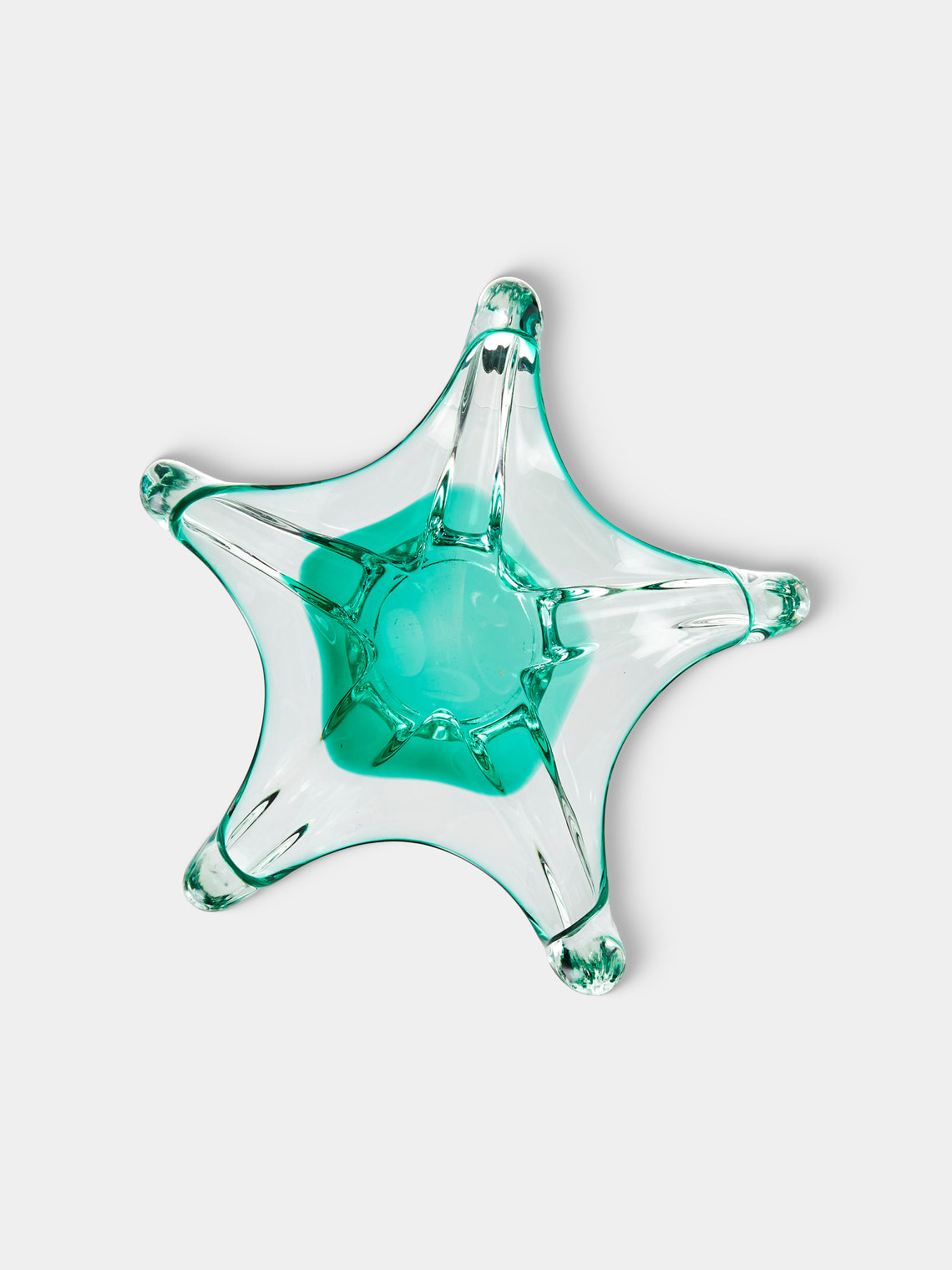 Antique and Vintage - 1950s Murano Glass Bowl - Green - ABASK