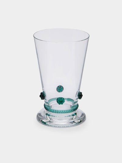 Theresienthal - Bacchus Hand-Blown Crystal Water Glass (Set of 2) - Green - ABASK- 