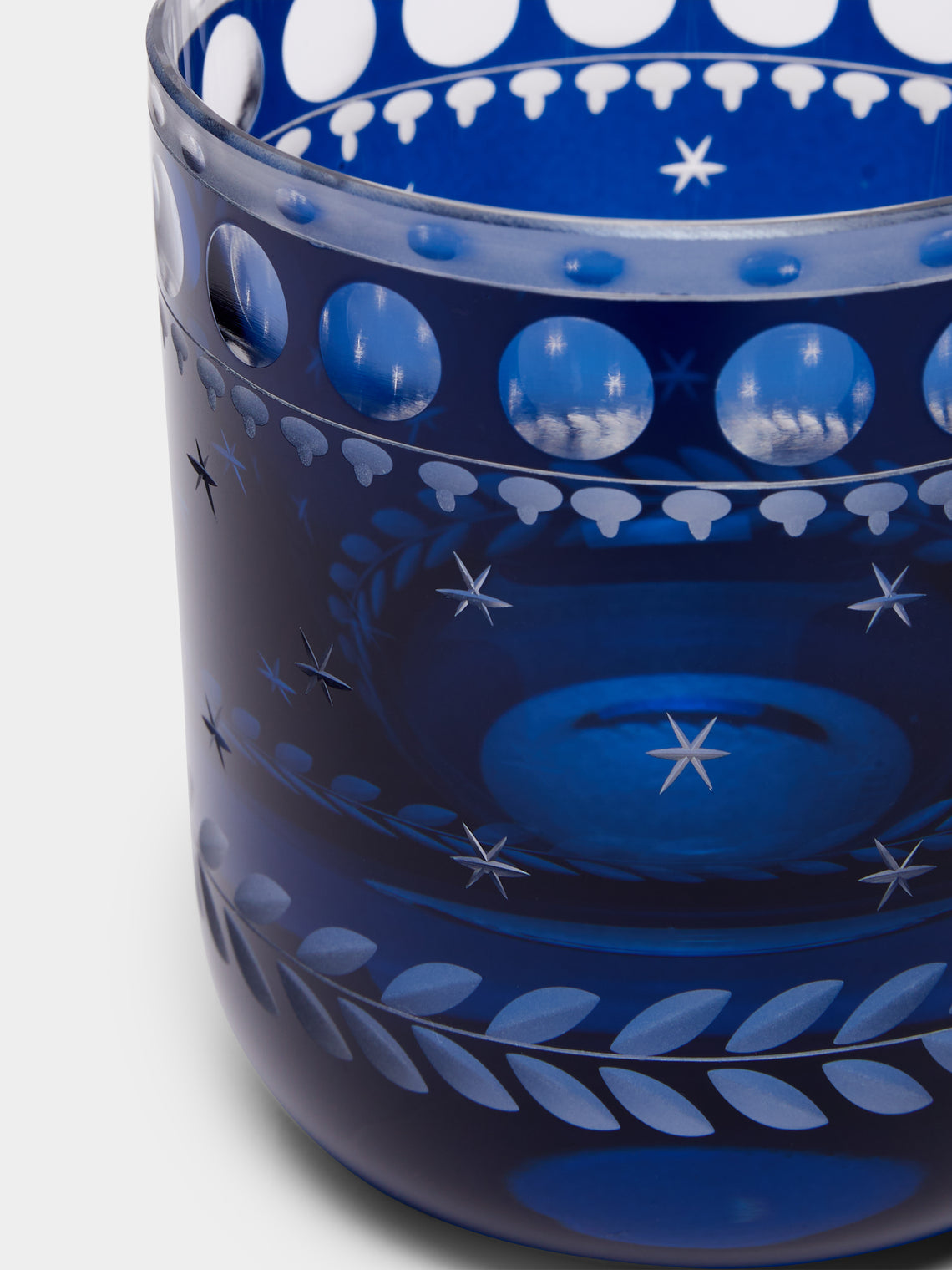 Artel - Staro Hand-Engraved Crystal Votive Candle Holders (Set of 2) -  - ABASK