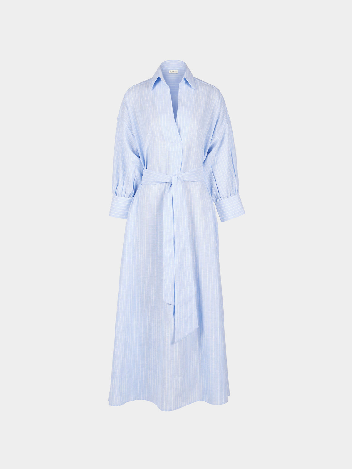 A.Shirt - Cordelia Linen Dress | Size: S - Blue - ABASK - 