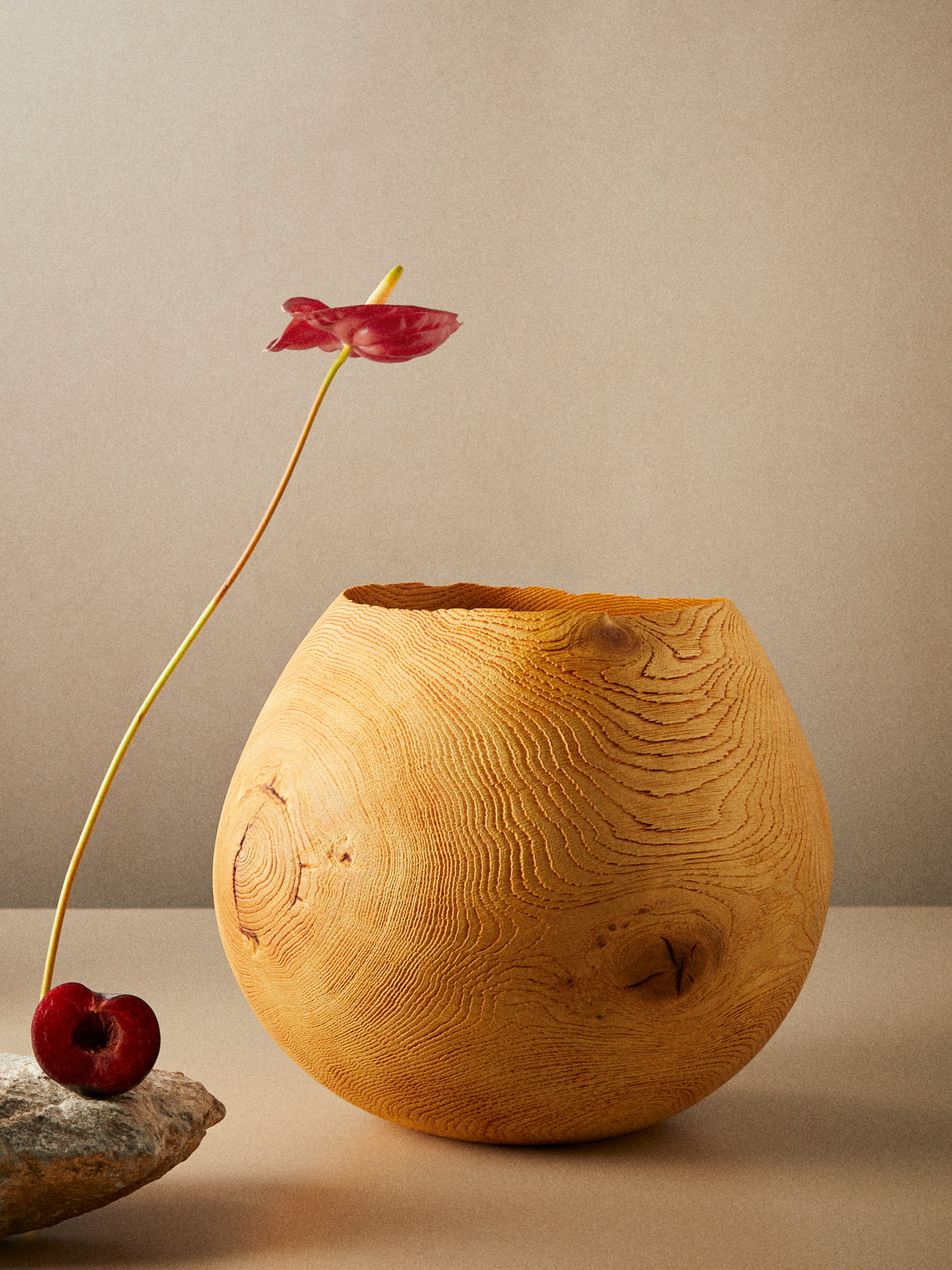 Friedemann Buehler - Red Oak Bowl - Red - ABASK