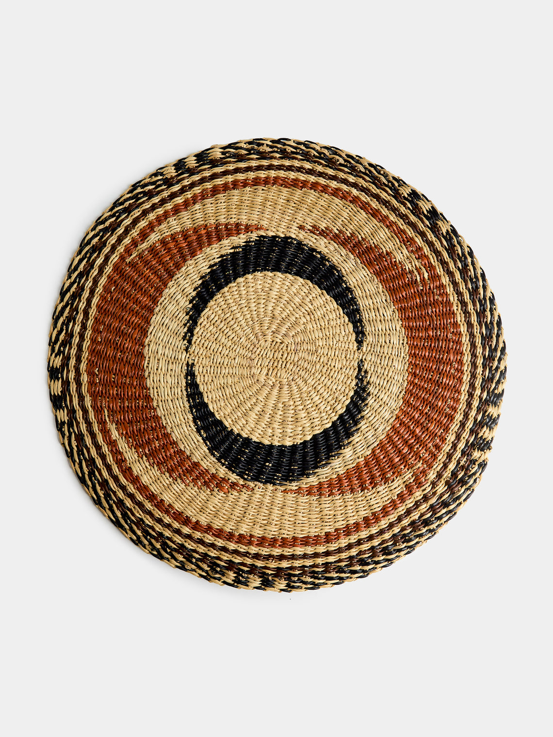 Baba Tree - Handwoven Elephant Glass Placemats (Set of 4) - Natural - ABASK - 