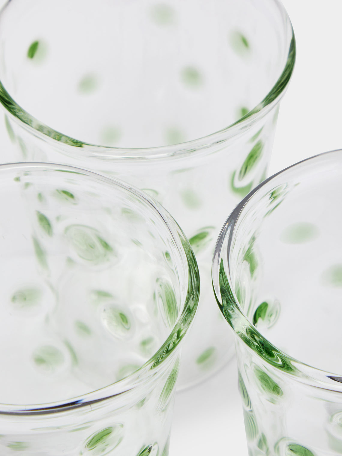 Anut - Dotty Hand-Blown Glass Tumblers (Set of 6) -  - ABASK