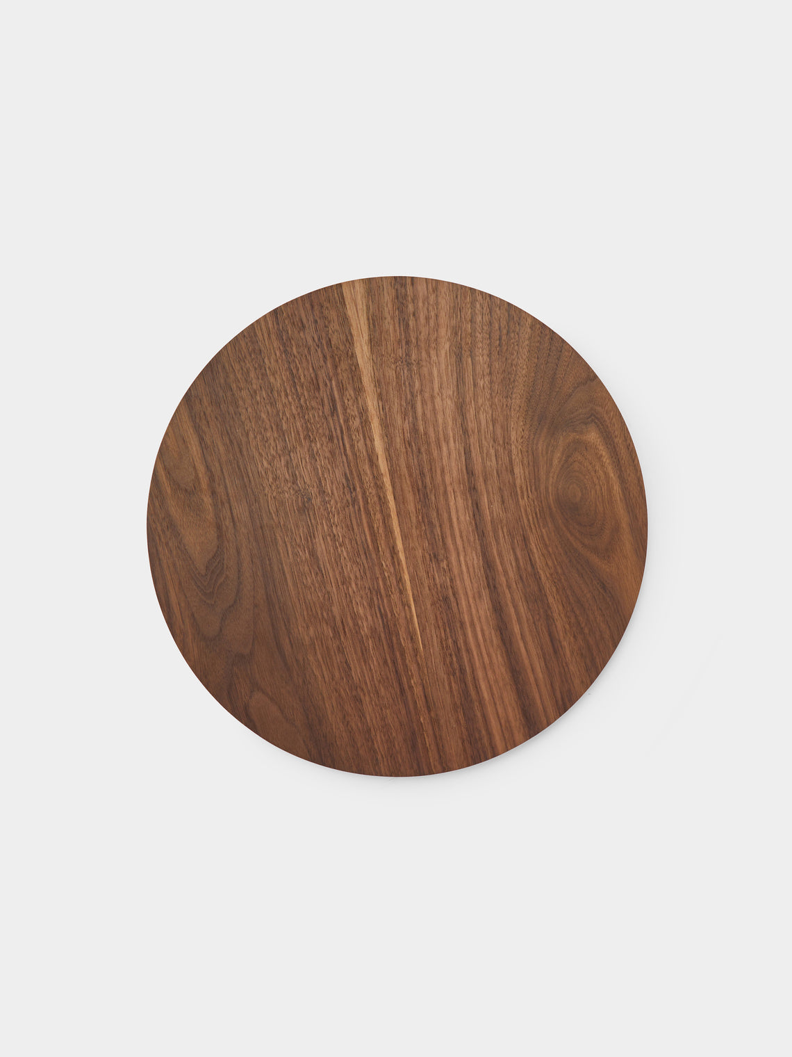 Woodworks by Ted Todd - Round Charcuterie Board in 1860s Walnut -  - ABASK - 