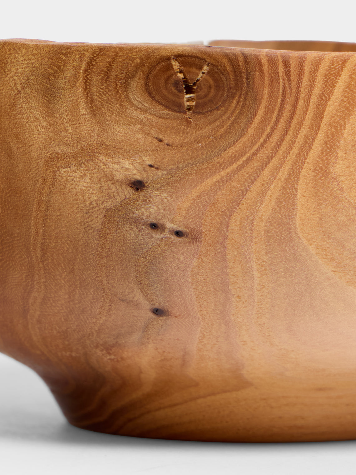 Thursday Furniture - Hand-Turned Elm Bowl - Natural - ABASK