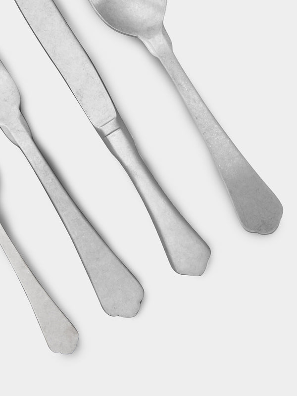 Astier de Villatte - Stone-Finish Dinner Cutlery (Set of 4) - Silver - ABASK