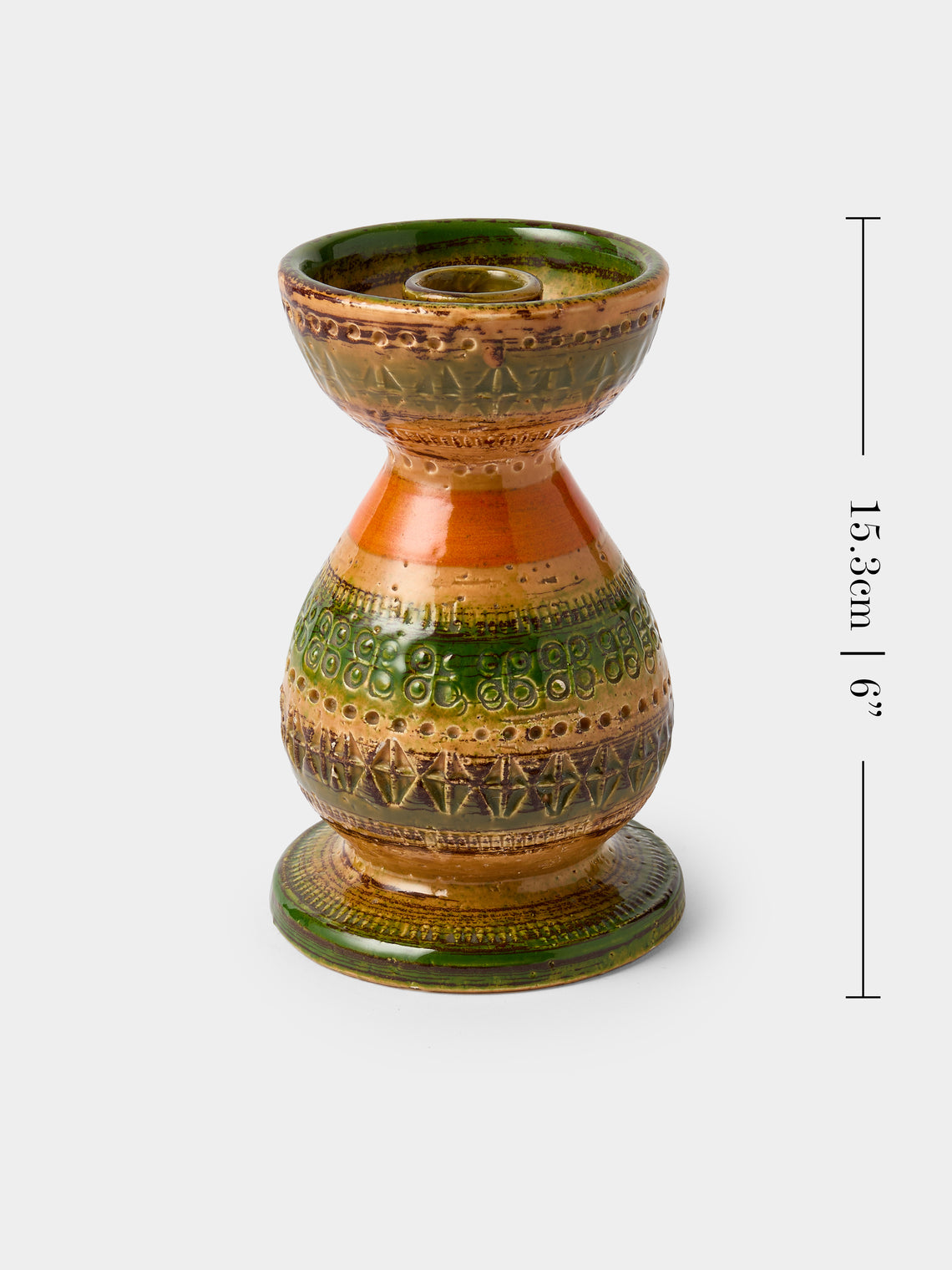Antique and Vintage - 1970s Bitossi Ceramiche Sahara Ceramic Candlestick - Multiple - ABASK