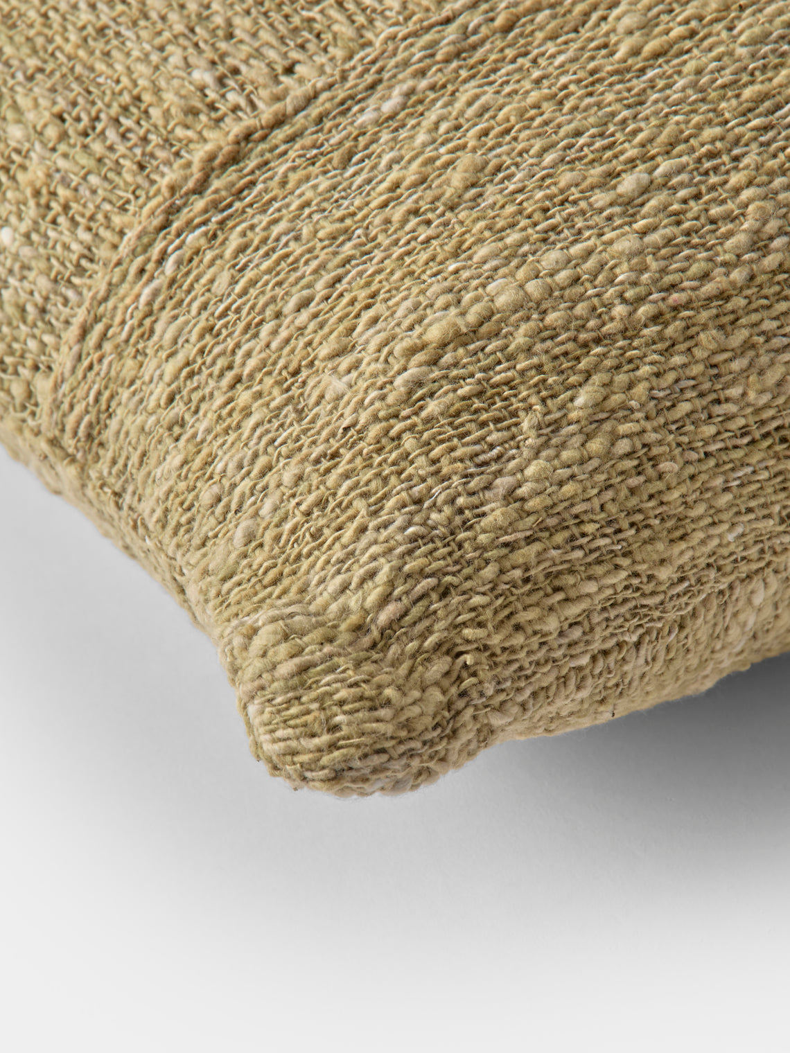 Valentina Hoyos - Hand-Dyed Patchwork Cotton Lumbar Cushion (31.5in/80cm) - Beige - ABASK