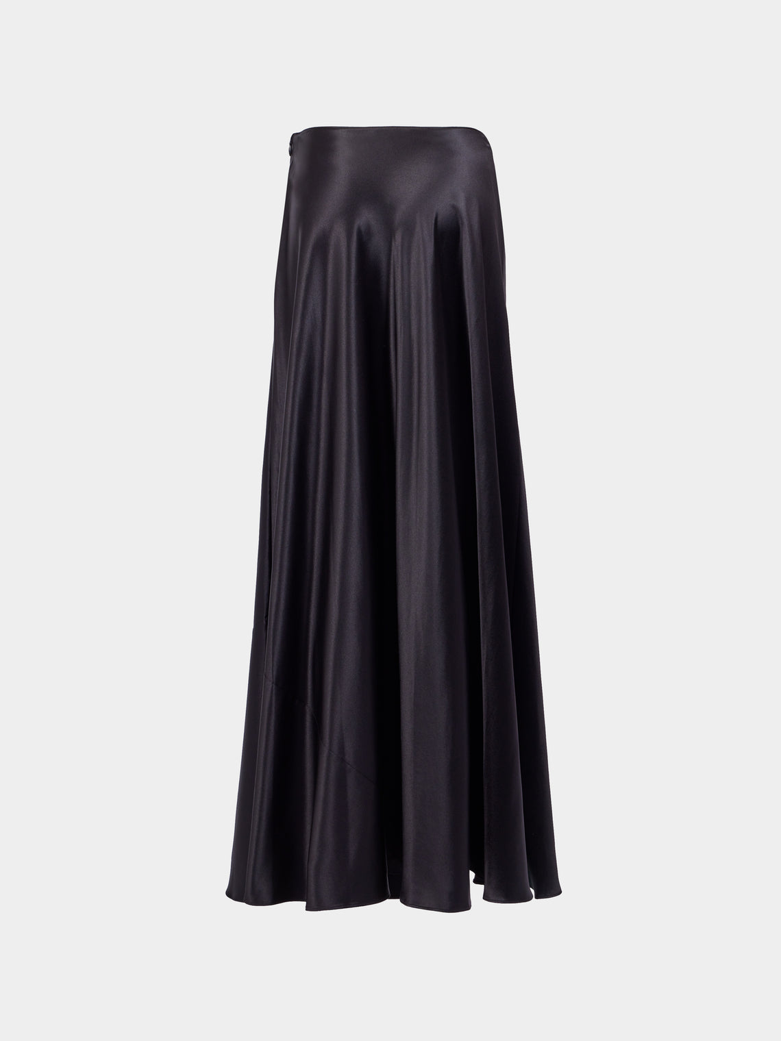 Heirlome - Antonia Silk Long Skirt | Size: S - Black - ABASK