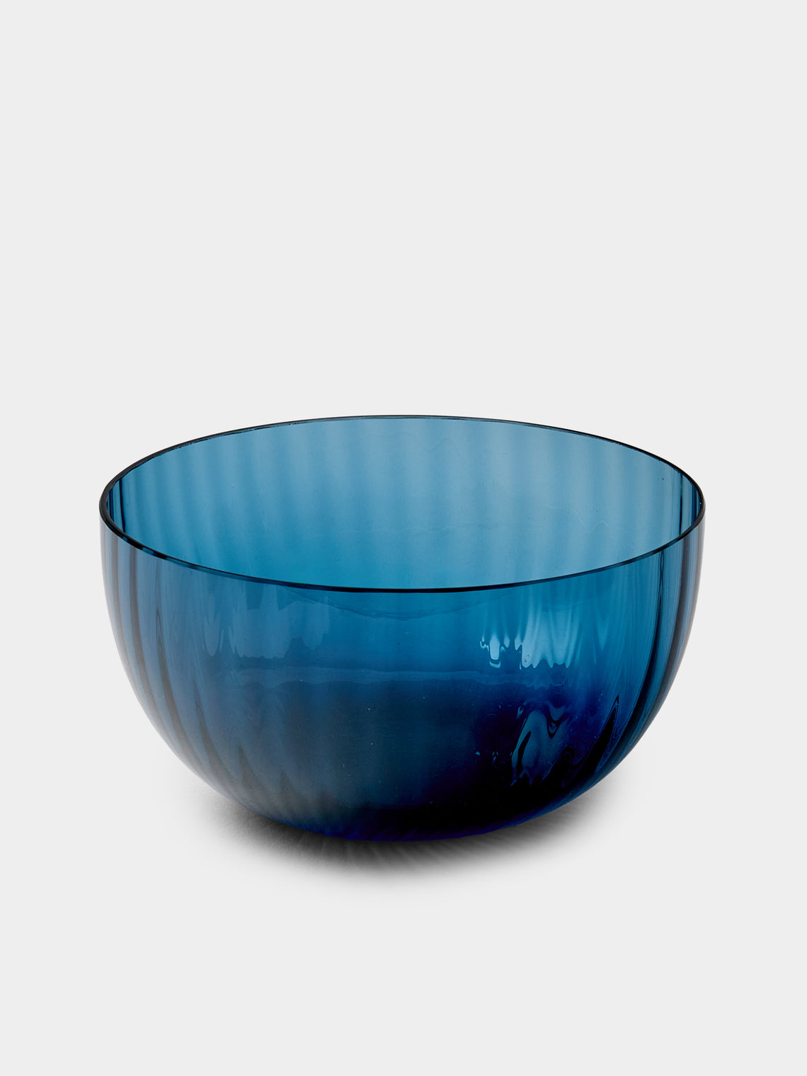 NasonMoretti - | Set of 6 | Idra Hand-Blown Murano Glass Dessert Bowls - Blue - ABASK