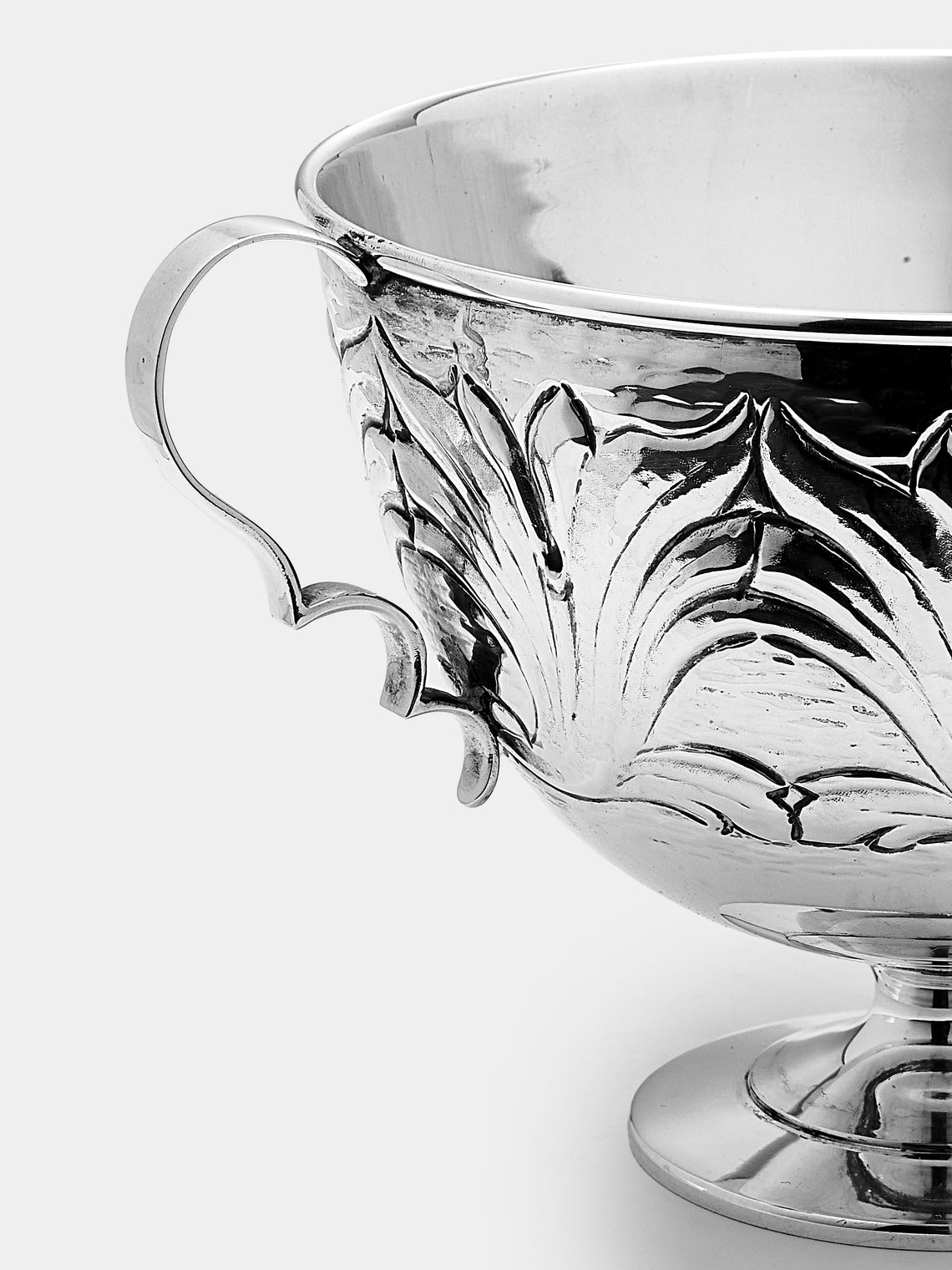 Antique and Vintage - 1950s Pradella Ilario Solid Silver Footed Bowl - Silver - ABASK