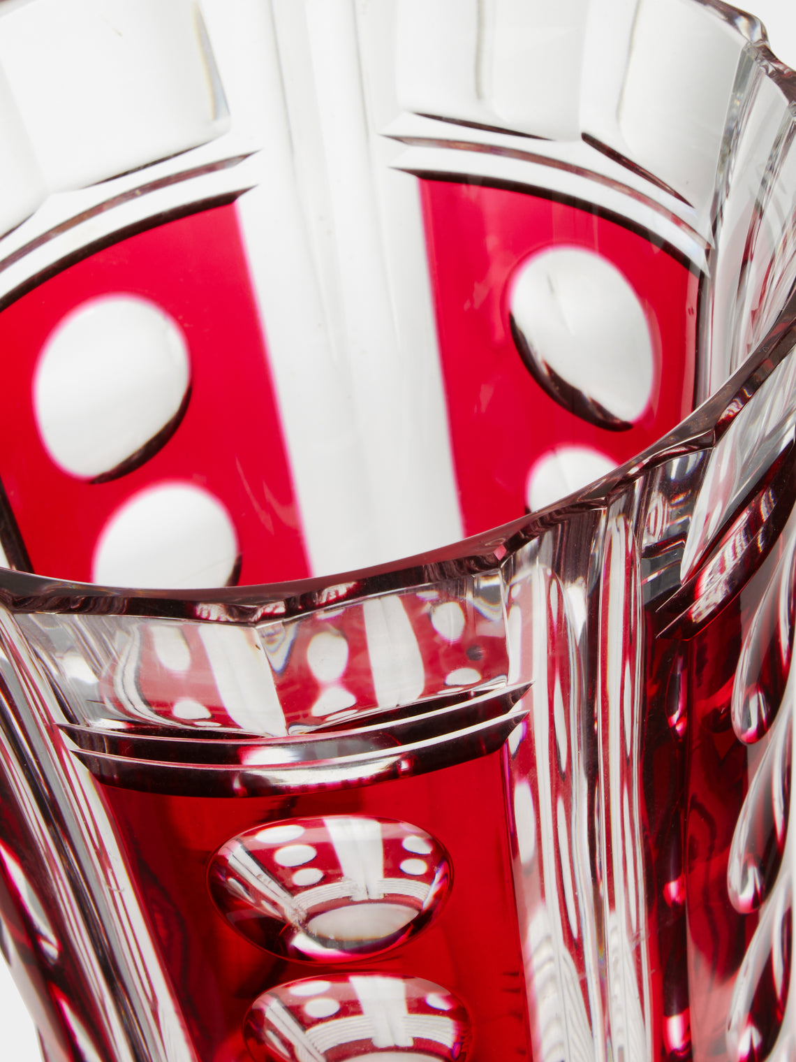 Antique and Vintage - 1950s Val Saint Lambert Crystal Vase -  - ABASK
